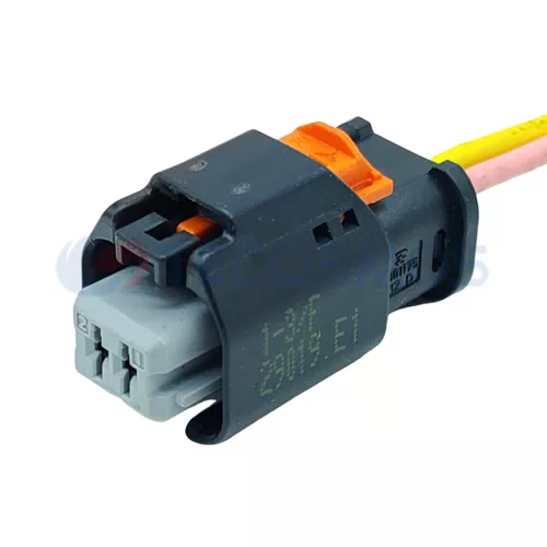 Auto Parts Automotive Waterproof Wire Harness Terminal Connector for BMW 2-Pin Female 1801175-7 - image 3